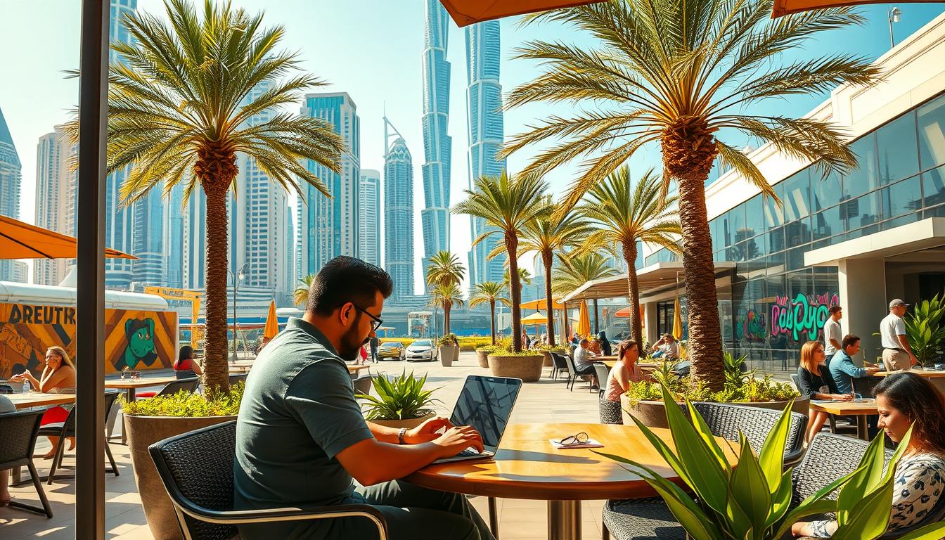 Digital nomad lifestyle Dubai