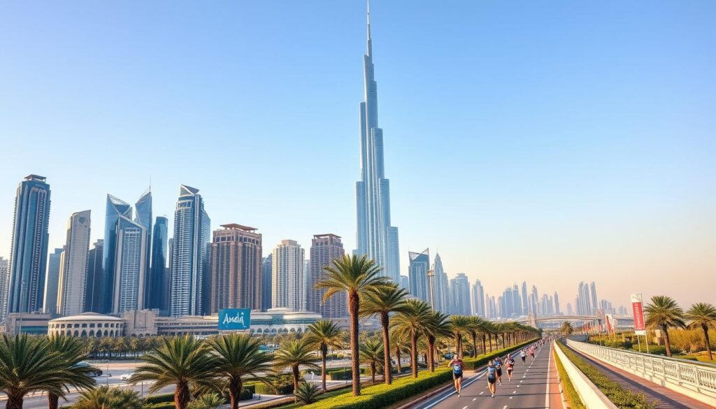 Dubai Marathon routes