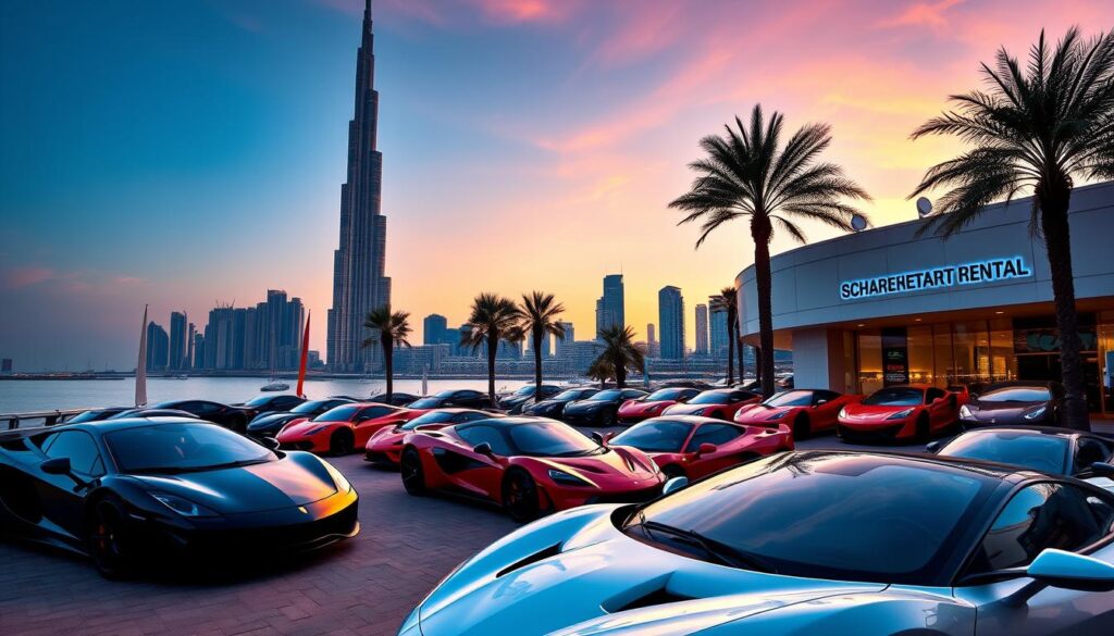 Exotic car rental Dubai